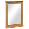 Image de vidaXL Miroir Vigo Marron Miel 55,5 x 5 x 70 cm Bois de pin Massif, Miroir Moderne rectangulaire, léger pour déco Murale, réfléchissant Pratique, Facile à Entretenir