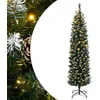 Image de vidaXL Sapin de Noël Artificiel Mince 150 LED 120 cm