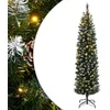 Image de vidaXL Sapin de Noël Artificiel Mince 300 LED 180 cm