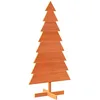 Image de vidaXL Arbre de Noël en Bois pour décoration 150 cm Bois de pin Massif, décoration de Sapin de Noël en Bois, Sapin de Noël en Bois, Sapin de Noël en Bois Massif