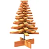 Image de Arbre de Noël en bois pour décoration 80 cm bois de pin massif