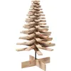 Image de VidaXL Arbre de Noël en Bois Massif de Pin pour Décoration - 100 cm