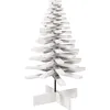 Image de vidaXL Arbre de Noël en Bois pour décoration Blanc 100 cm pin Massif, décoration de Sapin de Noël en Bois, Sapin de Noël en Bois, Sapin de Noël en Bois Massif