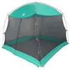 Image de vidaXL Tente moustiquaire avec Toit Vert Mer 320 x 320 x 218 cm, Tente Anti-moustiques Portable, Moderne pour Jardin et terrasse, abri léger, imperméable et résistant aux UV