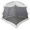 Image de vidaXL Tente moustiquaire avec Toit avec évent Gris 320 x 320 x 218 cm, Tente Anti-moustiques Portable, Moderne pour Jardin et terrasse, abri léger, imperméable et résistant aux UV