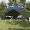 Image de vidaXL Tente moustiquaire avec toit Bleu azure 380 x 380 x 225 cm