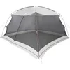 Image de vidaXL Tente moustiquaire avec Toit avec évent Gris 380 x 380 x 225 cm, Pavillon de Jardin, abri Portable Moderne, Tente Anti-moustiques légère, Toile imperméable UV, Couvre extérieur