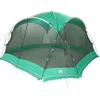 Image de vidaXL Tente moustiquaire avec Toit Vert Mer 434 x 434 x 230 cm, Tente de Camping Portable, Gazebo Pliable pour Jardin et terrasse, abri résistant aux intempéries