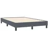 Image de vidaXL Sommier à Lattes de lit sans Matelas Gris foncé 120x210 cm