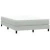 Image de vidaXL Sommier à Lattes de lit sans Matelas Gris Clair 160x220cm