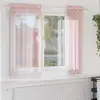 Image de vidaXL Rideaux en voile avec oeillets 2 pcs rose clair 140x175 cm