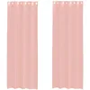 Image de vidaXL Rideaux en Voile avec oeillets 2 pcs Rose 140x260 cm, Rideau en Filet, Rideau Transparent, Voile de fenêtre, Traitement de fenêtre