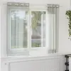 Image de vidaXL Rideaux en voile avec oeillets 2 pcs gris clair 140x175 cm