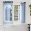 Image de vidaXL Rideaux en voile avec oeillets 2 pcs bleu royal
