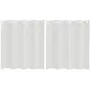 Image de vidaXL Rideaux en Voile avec oeillets 2 pcs Blanc, Rideau en Filet, Rideau Transparent, Voile de fenêtre, Traitement de fenêtre
