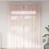 Image de vidaXL Rideaux en voile avec boucles 2 pcs rose clair 140x260 cm