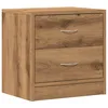 Image de vidaXL Table de Chevet chêne Artisanal 40x30x40 cm Bois d'ingénierie, Armoire, Meubles de Chambre à Coucher, Support de téléphone, Armoire d'appoint