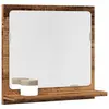 Image de vidaXL Armoire à miroir de salle de bain vieux bois bois d'ingénierie