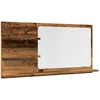 Image de Armoire à miroir de salle de bain vieux bois bois d ingénierie