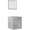 Image de vidaXL Ensemble de Meubles de Salle de Bain 2 pcs Gris béton, Armoire de Salle de Bain, Armoire de Bain, Meuble-lavabo de Salle de Bain