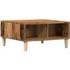 Image de vidaXL Table Basse Vieux Bois 60x60x30 cm Bois d'ingénierie, Table d'appoint, Table de Salon, Table latérale, Bout de canapé, Table Centrale