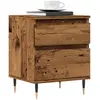 Image de vidaXL Table de chevet vieux bois 40x35x50 cm bois d’ingénierie