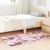 Image de vidaXL Tapis Shaggy à poils longs NAVARRA rose poudré 80x150 cm