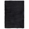 Image de vidaXL Tapis Shaggy à Poils Longs Noir 120x170 cm Polyester, Tapis, Tapis de Chambre, Tapis Moderne, Tapis de Salon, Tapis Moelleux