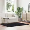 Image de vidaXL Tapis shaggy à poils longs NAVARRA noir 120x170 cm polyester