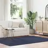 Image de vidaXL Tapis shaggy à poils longs NAVARRA bleu marine 160x230 cm