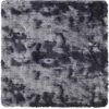 Image de Tapis Shaggy à poils longs NAVARRA gris foncé 160x160 cm