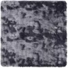 Image de Tapis Shaggy à poils longs NAVARRA gris foncé 240x240 cm