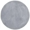 Image de vidaXL Tapis Shaggy à Poils Longs Gris Clair 100x100 cm Polyester, Tapis, Tapis de Chambre, Tapis Moderne, Tapis de Salon, Tapis Moelleux, Tapis Rond
