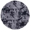 Image de vidaXL Tapis Shaggy à Poils Longs Gris foncé 160x160 cm Polyester, Tapis, Tapis de Chambre, Tapis Moderne, Tapis de Salon, Tapis Moelleux, Tapis Rond