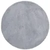 Image de vidaXL Tapis Shaggy à Poils Longs Gris Clair 160x160 cm Polyester, Tapis, Tapis de Chambre, Tapis Moderne, Tapis de Salon, Tapis Moelleux, Tapis Rond