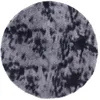 Image de vidaXL Tapis Shaggy à Poils Longs Gris foncé 240x240 cm Polyester, Tapis, Tapis de Chambre, Tapis Moderne, Tapis de Salon, Tapis Moelleux, Tapis Rond