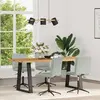 Image de vidaXL Chaises à manger lot de 4 Gris clair Velours