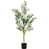 Image de vidaXL Olivier Artificiel 450 Feuilles 120 cm Vert, Plante Artificielle, Fausse Plante, Faux Arbre, Faux Olivier, Arbre Artificiel