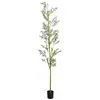 Image de vidaXL Olivier Artificiel 1000 Feuilles 300 cm Vert, Plante Artificielle, Fausse Plante, Faux Arbre, Faux Olivier, Arbre Artificiel
