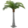 Image de vidaXL Palmier Artificiel 15 Feuilles 200 cm Vert, Plante Artificielle, Arbre Artificiel, Palmier, Fausse Plante, Faux Arbre