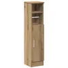 Image de vidaXL Meuble de Salle de Bain avec Porte-Rouleau chêne Artisanal, Meuble de Rangement de Salle de Bain, Armoire de Bain, Armoire de Toilette