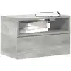 Image de vidaXL Tables de chevet murales 2 pcs gris béton 45x26x28,5 cm