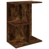 Image de vidaXL Table de Chevet chêne fumé 46,5x29x61 cm Bois d'ingénierie, Table de Nuit, Table de lit, Table de Bout, Armoire de lit