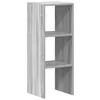 Image de vidaXL Bibliothèque empilable Sonoma Gris 30x30x80 cm Bois ingénierie, étagère, étagère à Livres, Support de Livre, Armoire de Rangement
