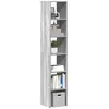 Image de vidaXL Bibliothèques 2 pcs empilable sonoma gris bois d'ingénierie