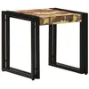 Image de vidaXL Table Basse Multicolore 40 x 40 x 38 cm Bois Recyclé Solide, Table Basse Moderne pour Salon, Pratique, déco Rustique, Style Compact, Accent Parfait à la Maison