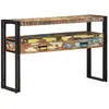Image de vidaXL Table console Multicolore 120 x 33 x 75 cm Bois Recyclé Solide