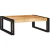 Image de vidaXL Étagère de salle de bain avec étagère Marron 65 x 50 x 23 cm