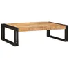 Image de vidaXL Étagère de salle de bain avec étagère Marron 80 x 50 x 23 cm, Etagère rectangulaire moderne pour la salle de bain, rangement compact, design fonctionnel, gain de place