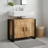 Image de vidaXL Meuble sous évier Marron 71 x 33 x 58 cm Bois de mangue massif